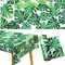 100 Feet x 40 Inch Tropical Tablecloth Roll Hawaiian Rectangle Disposable Plastic Tablecloth